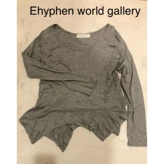 イーハイフンワールドギャラリー(E hyphen world gallery)のEhyphen❤︎カットソー トップス(Tシャツ/カットソー(七分/長袖))