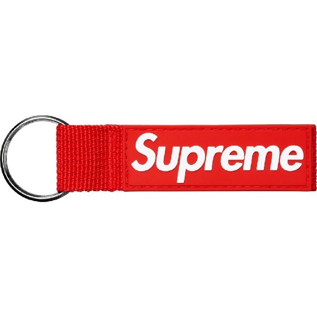 Supreme(シュプリーム)のSupreme20FW week6 Webbing Keychain 赤 送料込 メンズのファッション小物(キーホルダー)の商品写真