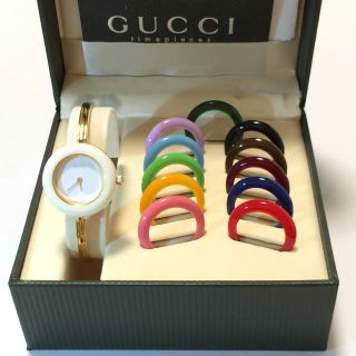 グッチ(Gucci)の5.超美品 グッチ GUCCI 時計 チェンジベゼル(腕時計)