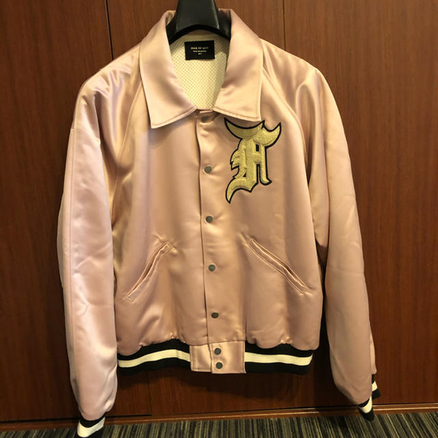 専用 FEAR OF GOD 5th Satin Jacket ピンク サテン