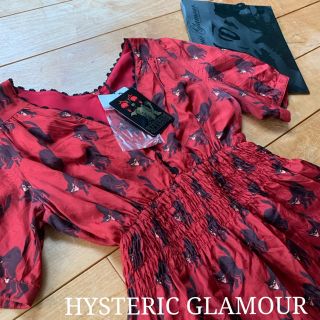 ヒステリックグラマー(HYSTERIC GLAMOUR)のHYS*ネコ総柄ワンピース(ひざ丈ワンピース)