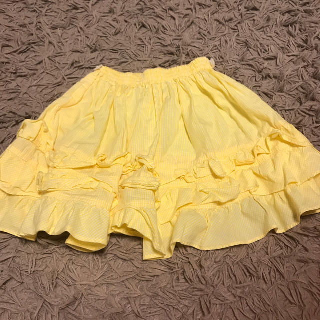 Shirley Temple(シャーリーテンプル)のシャーリーテンプル　薄手スカート　(120cm) キッズ/ベビー/マタニティのキッズ服女の子用(90cm~)(スカート)の商品写真