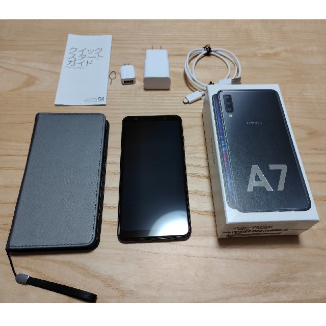 Galaxy A7 ブラック 64 GB モバイル- Galaxy A7 ブラック 64 GB モバイル-