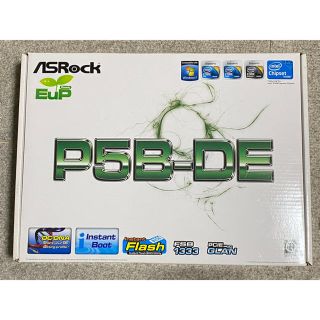 ASRock P5B-DE + Core 2 Duo E8400(PCパーツ)