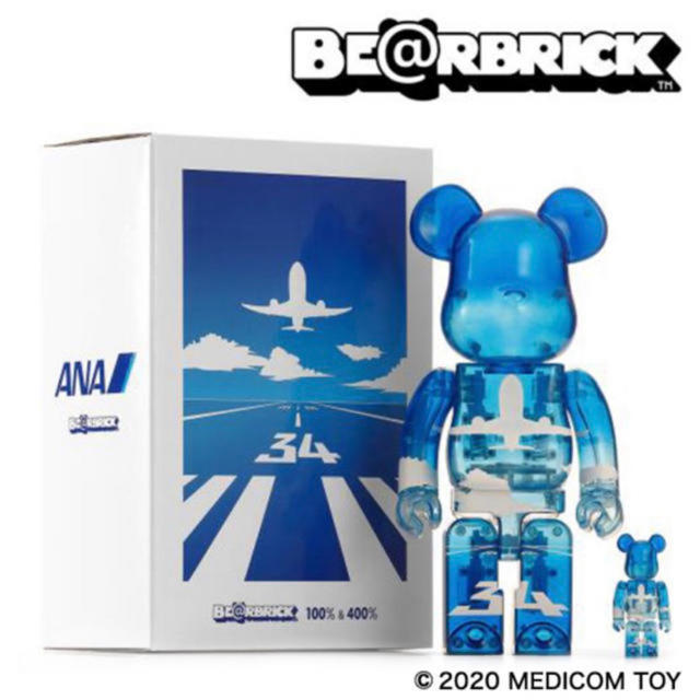 フィギュアBE@RBRICK ANA 100% & 400% ３個セット　新品