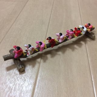 南天九猿 縁起物(置物)