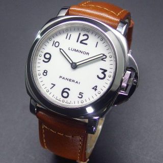 パネライ(PANERAI)の美品 A番 パネライ PAM00010 ルミノールベース トリチウム 手巻き (腕時計(アナログ))