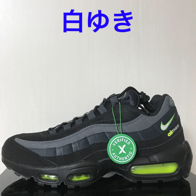 名作＆新作！ NIKE AIR MAX 95 black/lt smoke grey-volt スニーカー