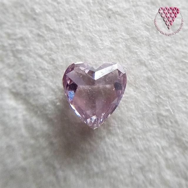 0.126 ct F.Dp.Pur.Pink SI2 天然 ピンク ダイヤ レディースのアクセサリー(リング(指輪))の商品写真