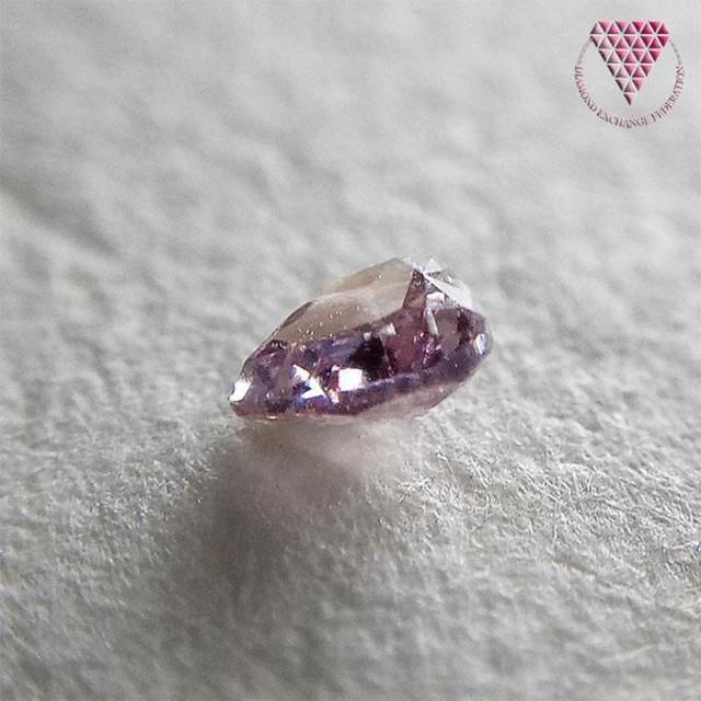 0.126 ct F.Dp.Pur.Pink SI2 天然 ピンク ダイヤ レディースのアクセサリー(リング(指輪))の商品写真