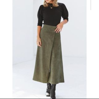 アリシアスタン(ALEXIA STAM)のalexia stam Wrap Wide Eco Suede Pants(カジュアルパンツ)