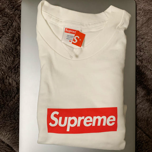 評価180以上 Supreme Box Logo L/S Tee 白 Mサイズ ...