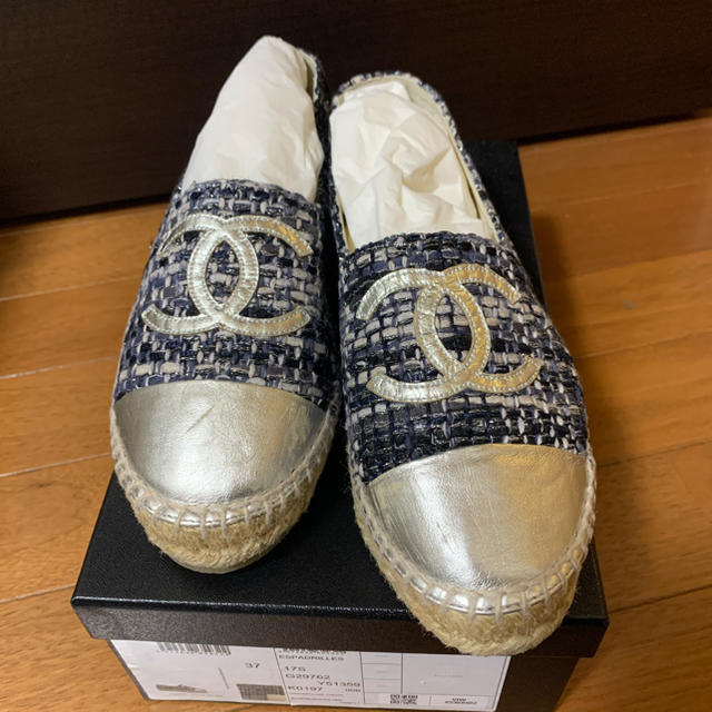再入荷格安 CHANEL - kailua様専用 シャネル エスパドリーユ 37の通販