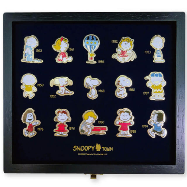 新品 スヌーピータウン 周年 ピンバッジセット