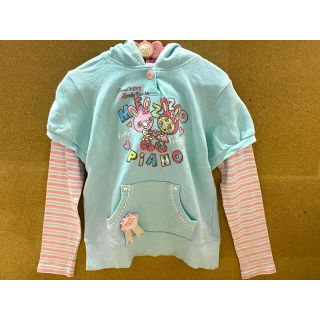 メゾピアノ(mezzo piano)のメゾピアノ パーカー 130(Tシャツ/カットソー)