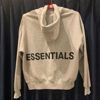 フィアオブゴッド(FEAR OF GOD)のessentials  パーカー　sサイズ　グレー　FOG(パーカー)