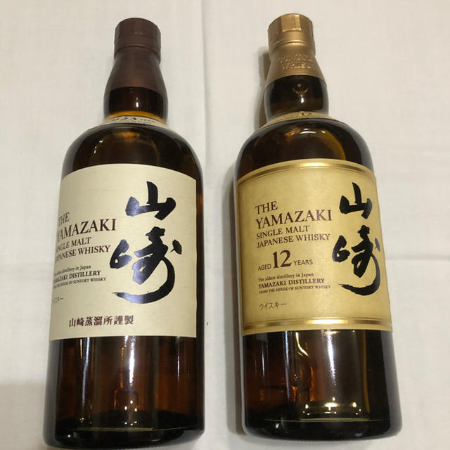 山崎12年 ノンエイジ 2本セット 新品・未開栓 サントリー ウイスキー ...
