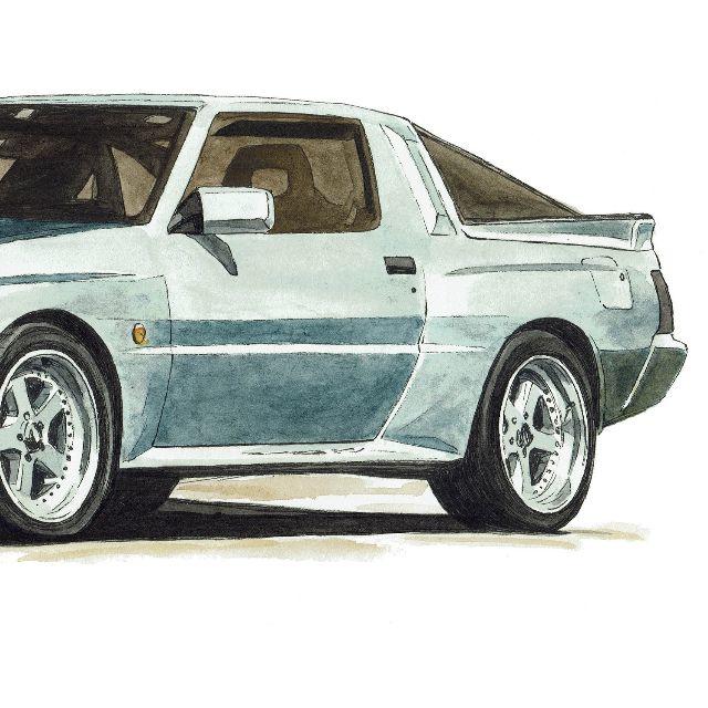 三菱(ミツビシ)のNC-952スタリオンGSR-VR限定版画 直筆サイン額装●作家平右ヱ門 エンタメ/ホビーの美術品/アンティーク(絵画/タペストリー)の商品写真