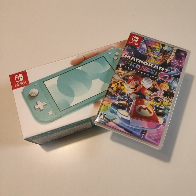 ニンテンドースイッチライトターコイズ＋マリオカート