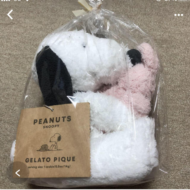 gelato pique(ジェラートピケ)のジェラピケ　スヌーピー　ぬいぐるみ　新品 エンタメ/ホビーのおもちゃ/ぬいぐるみ(ぬいぐるみ)の商品写真