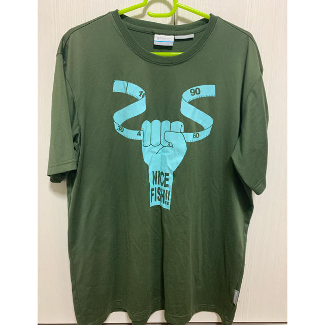 Columbia(コロンビア)のコロンビア フィッシングTシャツ 釣り ウェア　モスグリーン　XLサイズ メンズのトップス(Tシャツ/カットソー(半袖/袖なし))の商品写真