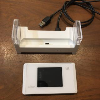 エヌイーシー(NEC)のWiMAX ポケットWi-Fi WX05 クレードルセット(その他)