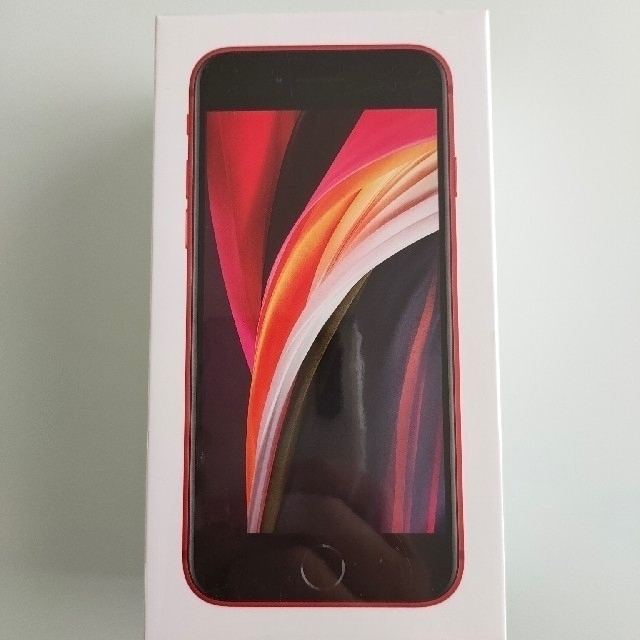 【コンビニ受取対応商品】 iPhone - SIMフリー 未開封品 RED 64GB SE2 iPhone スマートフォン本体
