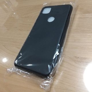 新品:送料無料 Google pixel 4a シリコンケース 黒色 ブラック(Androidケース)