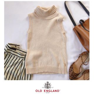 オールドイングランド(OLD ENGLAND)の【美品】オールドイングランド　ニットベスト　ノースリーブニット　ベスト(ベスト/ジレ)