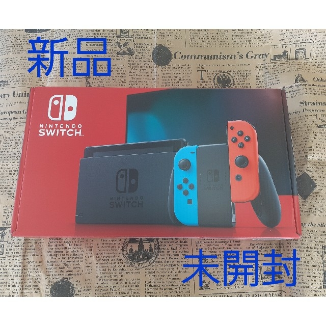 新品未開封☆Switch任天堂スイッチ 本体 ネオンブルー ニンテンドウ-