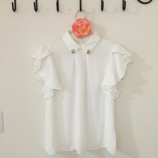 レッセパッセ(LAISSE PASSE)の美品♡レッセパッセ シフォンブラウス(シャツ/ブラウス(半袖/袖なし))