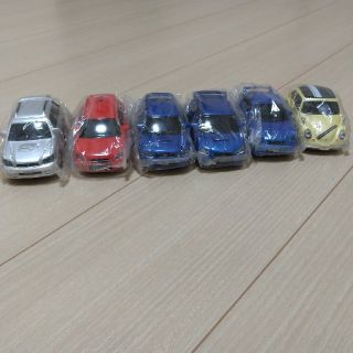 スバル(スバル)のレアもの SUBARU プルバックミニカー6台セット(ミニカー)