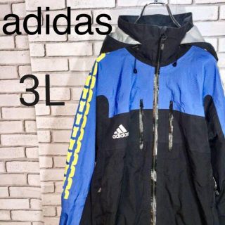 アディダス(adidas)のアディダス　ナイロンジャケットサイズ2XO(3L) マウンテンパーカー ジャージ(ナイロンジャケット)