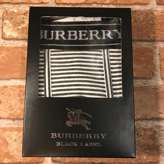 バーバリーブラックレーベル(BURBERRY BLACK LABEL)のBURBERRY バーバリー ボクサーパンツ M ユニセックス対応デザイン(ボクサーパンツ)