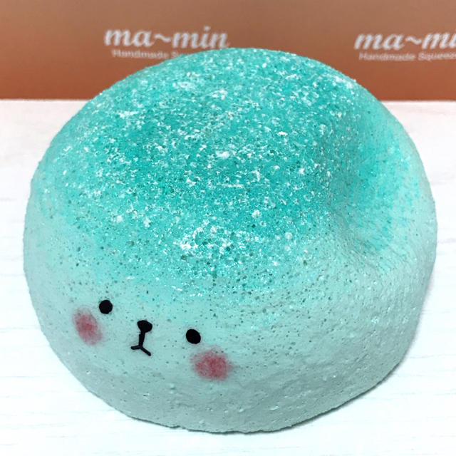 手作りスクイーズ とろけるスフレパンケーキ（ミント） ハンドメイドのハンドメイド その他(その他)の商品写真