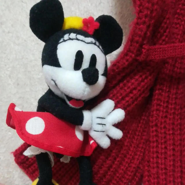 Disney(ディズニー)のミニーマウス♡マフラー キッズ/ベビー/マタニティのこども用ファッション小物(マフラー/ストール)の商品写真