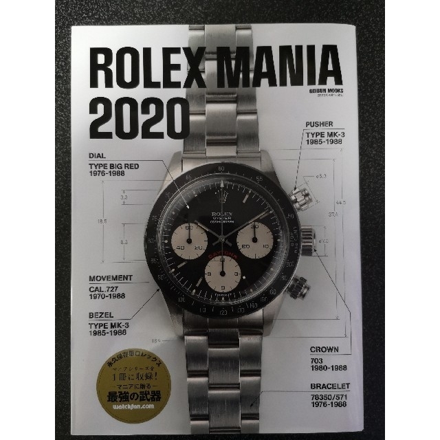 ロレックスマニア2020 ROLEX MANIA デイトナ GMTマスター 新品