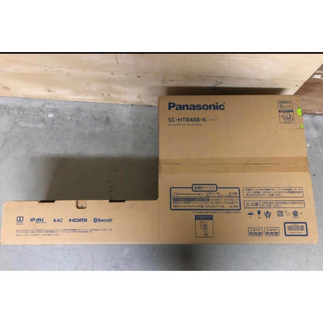Panasonic(パナソニック)のPanasonic SC-HTB488-K シアターバー スマホ/家電/カメラのオーディオ機器(スピーカー)の商品写真