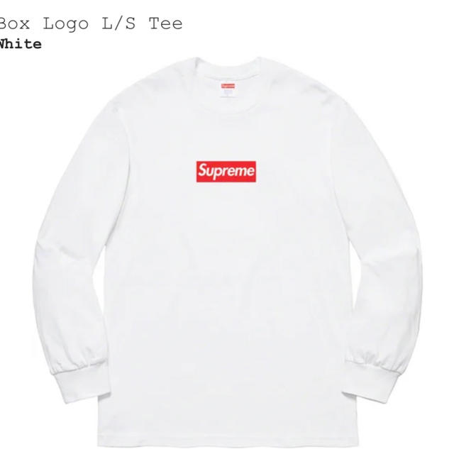 Supreme - supreme BOXロゴ　ロングTシャツ