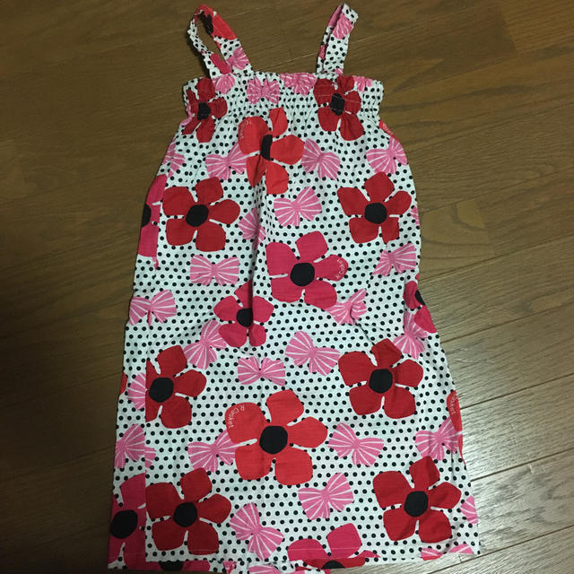 Combi mini(コンビミニ)の浴衣　ワンピース　combimini 110cm 花柄 キッズ/ベビー/マタニティのキッズ服女の子用(90cm~)(甚平/浴衣)の商品写真