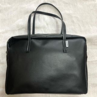 プランテーション(Plantation)の《美品》plantation フェイクレザーボストン BK(ボストンバッグ)