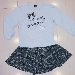 ポンポネット(pom ponette)のポンポネット　トレーナー&キュロット　130cm(Tシャツ/カットソー)