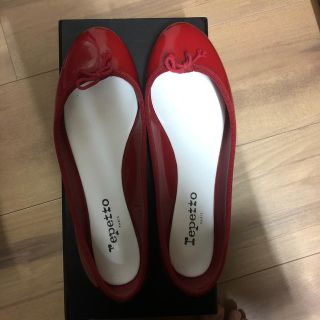 レペット(repetto)のレペット　赤　レインシューズ　美品(バレエシューズ)