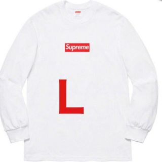 シュプリーム(Supreme)のSupreme Box Logo L/S Tee 白　シュプリーム　ボックスロゴ(Tシャツ/カットソー(七分/長袖))