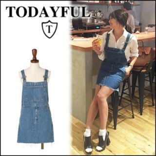 トゥデイフル(TODAYFUL)のtodayful サロペットスカート(サロペット/オーバーオール)