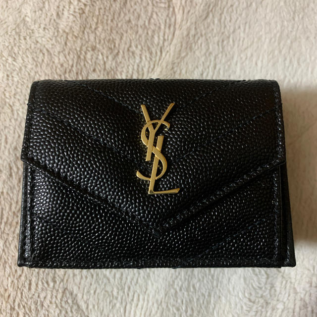 国内外の人気 Saint Laurent イブサンローラン ミニ財布 新品 財布