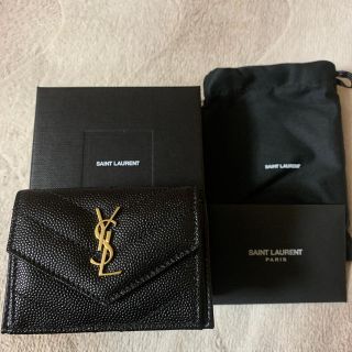 ✨極美品✨Yves Saint Laurent  ミニ財布　フラップ　YSL