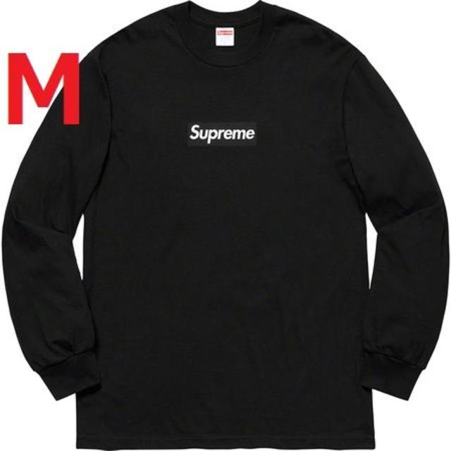 [M] Supreme Box Logo L/S Tee Black