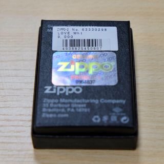 ZIPPO - ZIPPO ジッポライター LOVE ホワイト お洒落 かわいいの通販 ...