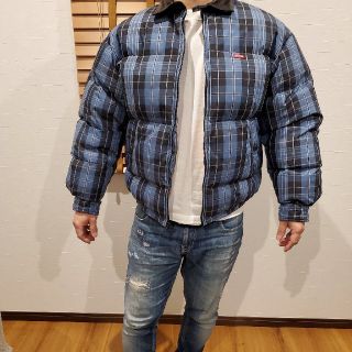 Supreme - supreme leather collar puffy jacketの通販 by 柴太郎商店
